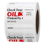 Hybsk オイル交換シール 200枚 防水耐油 透明 PET キレイに剥がせる オイル交換 ステッカー 44x44mm オイルシール ﻿
