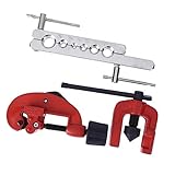 P Prettyia フレアツールセット（3個入） 銅管エクスパンダ 銅パイプカッター 冷蔵庫 空調 メンテナンス工具