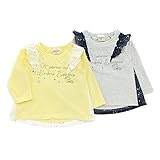 mother goose(マザーグース) 長袖Ｔシャツ (80～130cm) キムラタンの子供服 (11044-171a) レモン 100