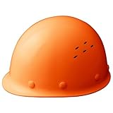 ミドリ安全 軽量 ヘルメット 一般作業用 熱場作業用 通気孔付 SCLMVT RA KPなし オレンジ