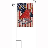 12X18 God Bless America American Bell Usa Sleeved Garden Stand 12X18 Flag [並行輸入品]