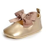 Chiximaxu　ベビーシューズ　カジュアル　柔らかい　子供靴　ファーストシューズ　出産お祝い ゴールド　12.5CM