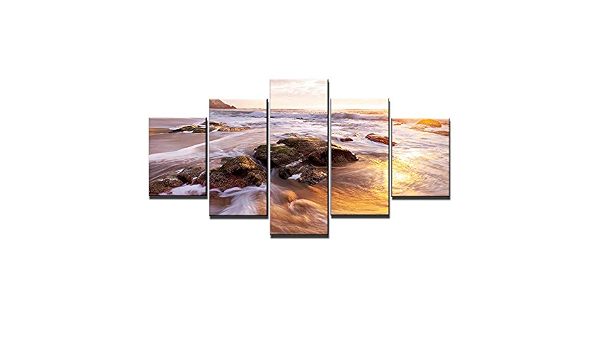 正式的 海の上の赤い夕日壁の家の装飾のためのアート写真5枚の絵画額入りアートワークの写真キャンバス上の写真プリント Cougaropen Com 正式的 海の上の赤い夕日壁の家の装飾のためのアート写真5枚の絵画額入りアートワークの写真キャンバス上の写真プリント Cougaropen Com