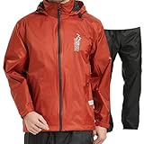 [アラシヤマ] レインウェア メンズ レインスーツ レインスーツ ゴルフウェア ウィンドブレーカー マウンテンパーカー 防水 ストレッチ Rain Coat