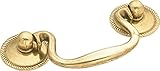 Manor House Bail P8048-LP Cabinet Pull Handle Size: 2.5", Finish: Lancaster Hand Polished [並行輸入品]