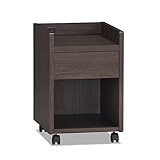 フランスベッド コンセント付きナイトテーブル ファレル ミディアムブラウン ■□Op