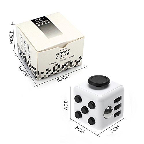 Amerzam Fidget Cube フィジェットキューブ ストレス解消キューブ 六面体 リリーフ ルービックキューブ おもちゃ ポケットゲーム