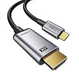 4K60Hz USB C HDMI 変換 ケーブル Type C HDMI アダプタ, CABLETIME Thunderbolt 3 US