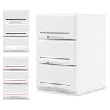 国産 チェスト 収納ケース 衣装ケース 色分けプレート付 3段 幅35cm ホワイト