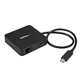StarTech.com USBマルチハブ/USB-C/4K30Hz HDMI/1x USB-C & 1x USB-A/LAN