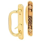 Prime-Line Products C 1287 Sliding Door Handle Set, Brass Plated [並行輸入品]