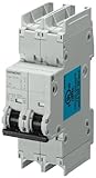 Siemens 5SJ42057HG41 Miniature Circuit Breaker UL 489 Rated 2 Pole Breaker 0.5 Ampere Maximum Trippi