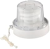 Leviton 9862-PC Compact Fluorescent, Energy Star qualified Lampholder, With Pull Chain Switch, 13W C