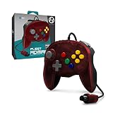 Hyperkin N64® 有線コントローラ オリジナルポート フリートアドミラル ハイパキン Fleet Admiral N64 Wired Controller レッド
