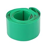 DealMux直径30mm 6M長PVC熱は1×18650バッテリー用チューブチューブグリーンを縮小します
