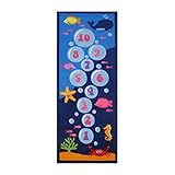 Fun Rugs Fun Time Underwater Hopscotch Novelty Rug, 39 x 58" [並行輸入品]