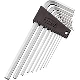 TONE:TONE ロング六角棒L形レンチセット 9pcs APL900 型式:APL900（1セット:9本入）