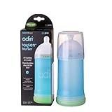 Adiri NxGen Stage 3 Nurser Fast Flow Baby Bottle, Blue, 9 Plus Months by Adiri