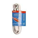 Master Electrician 09415ME 20-Feet Vinyl Cube Tap Extension Cord, White [並行輸入品]