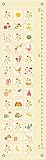 Oopsy Daisy Fine Art for Kids Everything ABCクリームGrowth Chart by Finny and Zook、12 x 42 "