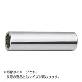 FLAG（フラッグ）3/8"(9.5mm) 12角ディープソケット 21mm 永久保証 STRAIGHT/10-9212