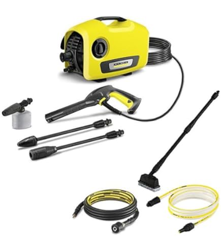 ＊1度使用＊２点セット ケルヒャー K2 高圧洗浄機 本体・デッキクリーナー Amazon | KARCHER(ケルヒャー) K2サイレント + 自吸ホース