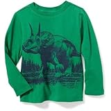 オールドネイビー OLD NAVY/ グラフィッククルーネックティ パースレイ トップス長袖Tシャツ 2歳【並行輸入】