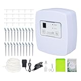 Weytoll 自動水やり WIFI充電式ポンプ 散水タイマー 15Mホース付き 同時に20鉢の植物に水をかける 屋内に最適