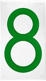 大建プラスチックス 階数表示板 文字8 (文字 蛍光グリーン) 5020A-8