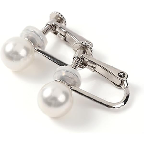 Amazon | Pt900アコヤ真珠ピアス【7mm-7.5mm】ewk-5214(あこや真珠 和