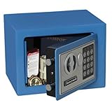 Honeywell Honeywell 5005B Digital Steel Security Safe, 0.19-Cubic Feet, Blue by Honeywell [並行輸入品]