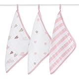 aden + anais Classic Washcloth, Heartbreaker, 3 Pack by aden + anais [並行輸入品]