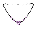 ComfyBaby Beads Follow Your Heart Silicone Teething Necklace BPA Free - Hearts of Purple by ComfyBab
