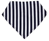Baroo Fashion Bibs with Stripes (Navy) by Baroo