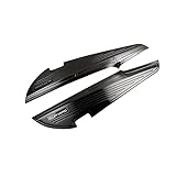 アルファード30系 ドアキックマット ドアキックガード ドアトリムカバー 304ステンレス鋼 安全保護 アップグレード [並行輸入品] (ブラック, アルファード)