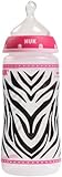 Nuk Trendline Orthodontic Silicone Bottle w/ Medium Flow Nipple - Animal Prints - 10 oz - 3 Pk - Gir