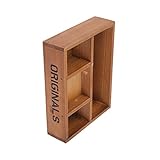 B Baosity 多肉植物　プランター　植え鉢　4グリッド　フラワーポット　木製　お部屋　妖精の庭　装飾　