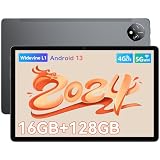 【2024 NEW タブレット 10インチ】Blackview Tab80 デュアル 4G LTE+5G WiFi タブレット Android 13 10インチ 8GB RAM+128GB ROM+1TB拡張 8コアCPU 7680mAh大容量バッテリー Wi-Fiモデル+SIM 4G LTE通信 2.4/5G WiFi+13MPカメラ+GPS+Bluetooth5.0対応+顔認識+GMS認証
