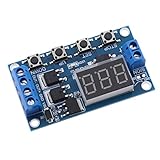 Baosity 12Vスイッチモジュール　DC 5V〜36V LED表示　サイクル　遅延タイマーモスリレー　スイッチモジュール　 自動車Auto用