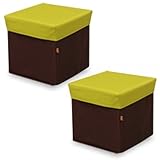 【2個セット】BOXスツール Sサイズ BLC-377 グリーン