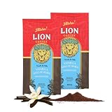 ライオンコーヒー バニラマカダミア 粉 140g×2個 フレーバーコーヒー ドリップ ハワイ 中挽き 浅煎り ライトロースト 水出しOK 人気 ギフト lioncoffee