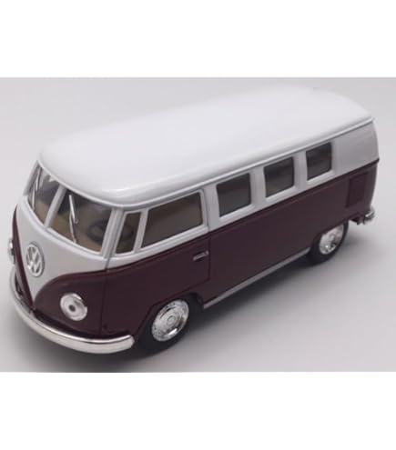 Amazon.co.jp: 1962 ワーゲンバス LOVE&PEACE 1:32 レッド