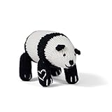 おもちゃ Estella Hand Knit Organic Panda Rattle Baby Toy [並行輸入品]