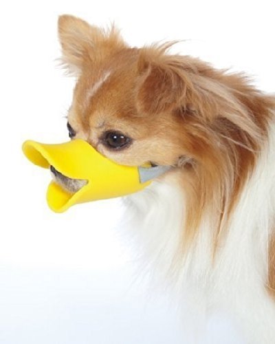 ワンちゃんのしつけに 無駄吠え防止  アヒルさん口輪  Sサイズ  チワワに最適