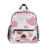 リュックサック リュック 子供 ピンク 紅茶 キッズ 通園 入園 入学 かわいい 低学年 おしゃれ 中学生 男の子 女の子 遠足 お祝い プレゼント軽量 アウトドア 登山 旅行 面白い fohoo 防