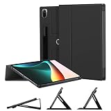 For Xiaomi Mi Pad 5 / Mi Pad 5 Pro ケース 360度回転可能 肌にやさしい 薄型 超軽量 全面保護型 強い マグレットXiao Mi Pad 5 専用ケース（黒）