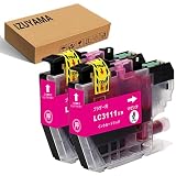ブラザー(Brother)用 LC3111 LC3111M 互換インクカートリッジ【LC3111M マゼンタ 2本セット】増量 純正品と併用可能『最新ICチップ搭載/残量表示/個包装』対応:DCP-J981N DCP-J587N DCP-J582N DCP-J987N-W DCP-J982N-W/B DCP-J978N-W/B DCP-J972N DCP-J973N-W/B DCP-J572N DCP-J577N MFC-J903N MFC-J893N MFC-J898N MFC-J998DN MFC-J998DWN MFC-J738DN MFC-J738DWN プリンター ISO14001/ISO9001認証工場