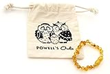 Baltic Amber Teething Bracelet or Anklet for Babies, Toddlers, and Kids - Lab-Tested - Raw Unpolishe
