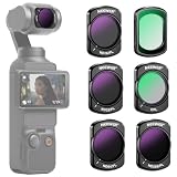NEEWER ND/CPLフィルターセット マグネット式 6枚入り Osmo Pocket 3/Pocket 4/Xtra Muse対応 UV CPL ND16/PL ND32/PL ND64/PL ND256/PLフィルター 減光 円偏光 アクションカメラアクセサリー
