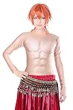 [クラッセ] コスプレ用プリント筋肉Tシャツ マッスル (レディース) 3Dプリントマッスルシャツ長袖 S-M